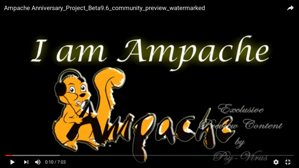 Vidéo de présentation d'Ampache sur Youtube